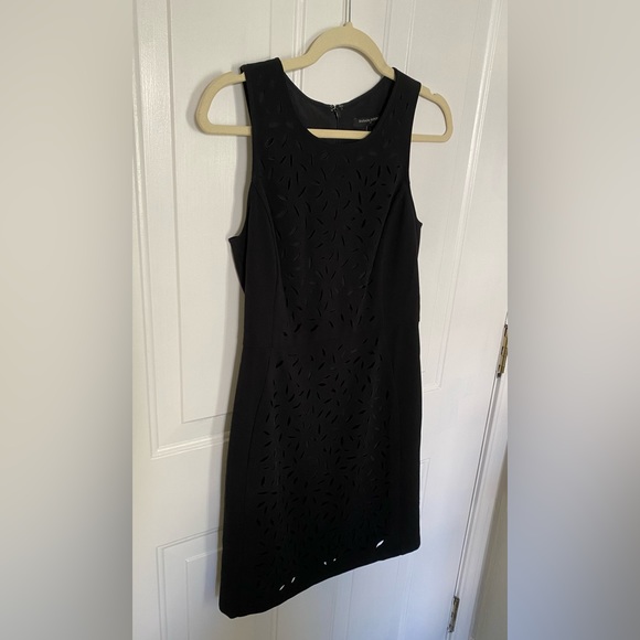 Banana Republic Factory Sleeveless Laser-Cut Sheath Dress 2 - Picture 2 of 8